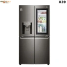 یخچال ال جی ساید بای ساید اینستاویو 5 درب 34 فوت مدل GR-X39FTKHL