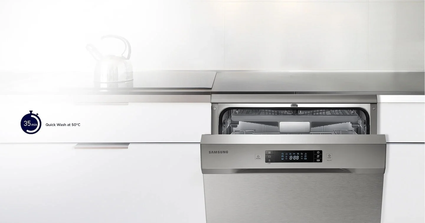 برنامههای شستشوی ظروف ظرفشویی 14 نفره 3 سبد سامسونگ مدل DW60H6050FW