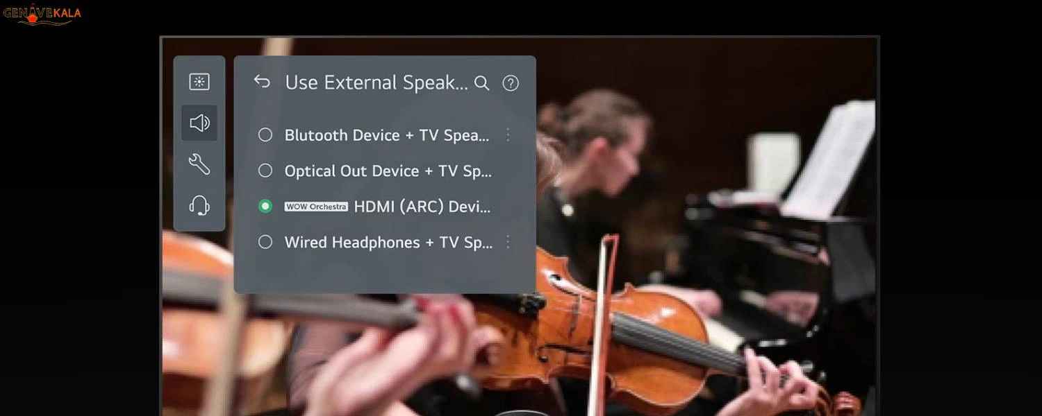 ورودی و خروجی و ارتباطات تلویزیون ال جی 65NAN077