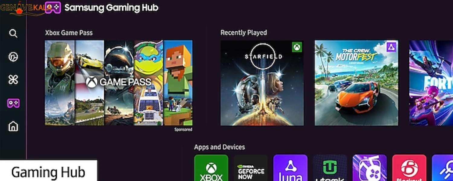 گیمینگ و بازی تلویزیون سامسونگ DU8500