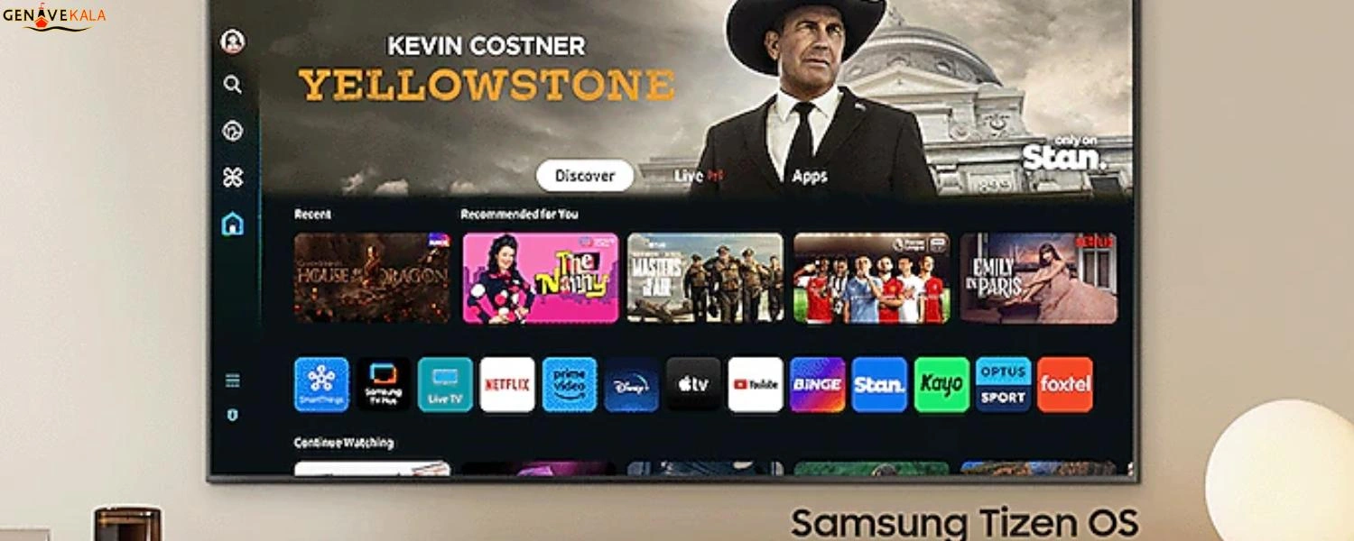 سیستم عامل تایزن تلویزیون سامسونگ 55S90D