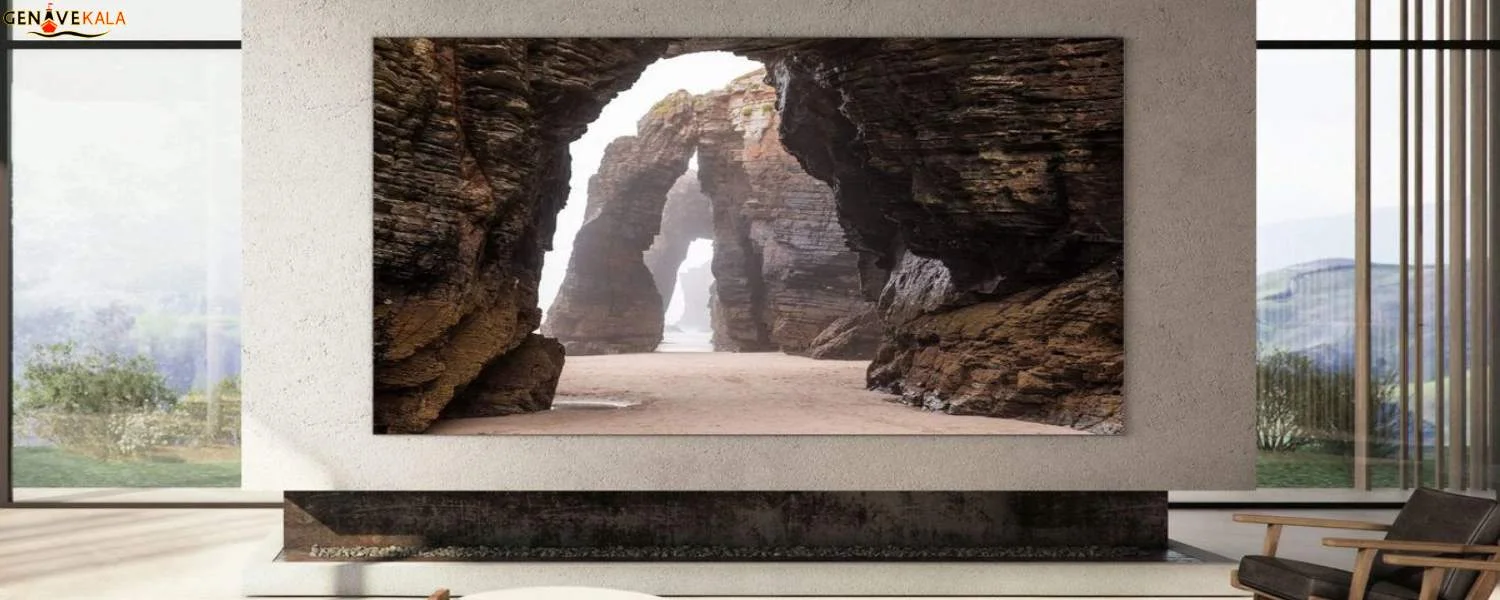 عمق رنگ مشکی تلویزیون سامسونگ Q80D