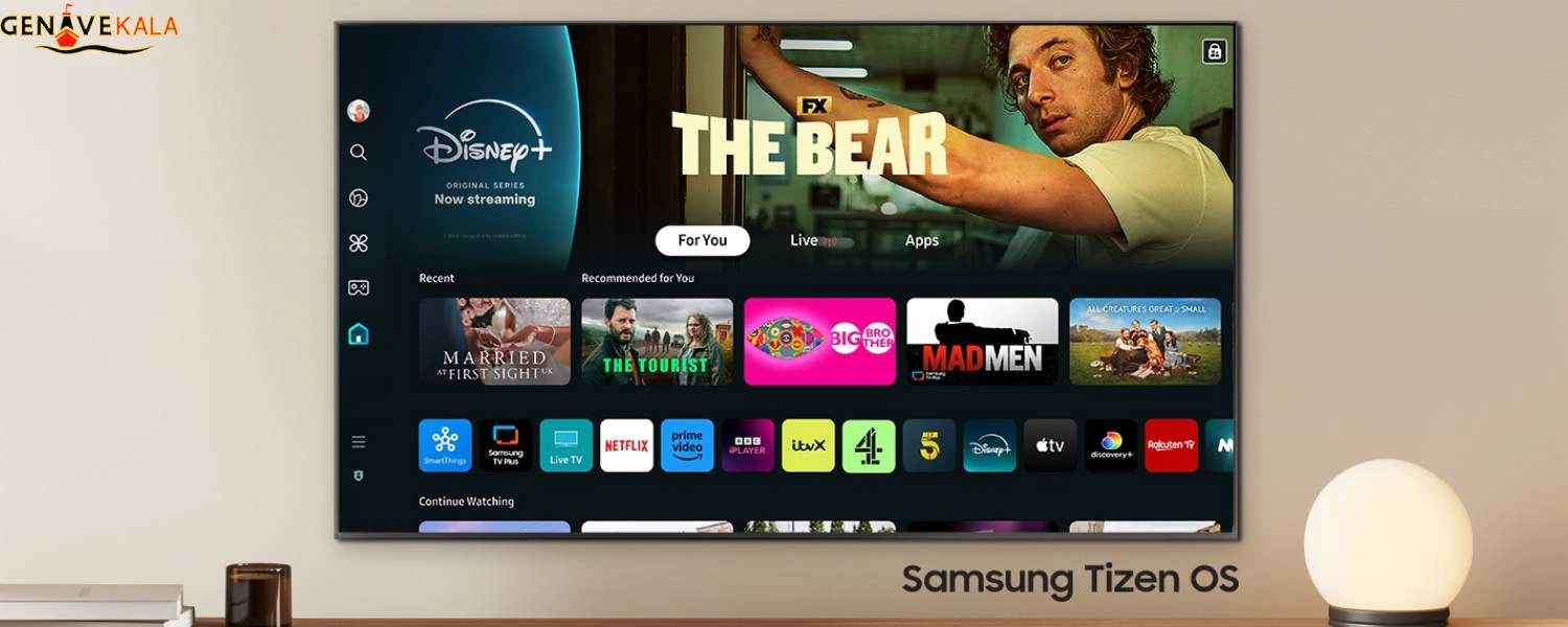 سیستم عامل تایزن تلویزیون سامسونگ DU8500