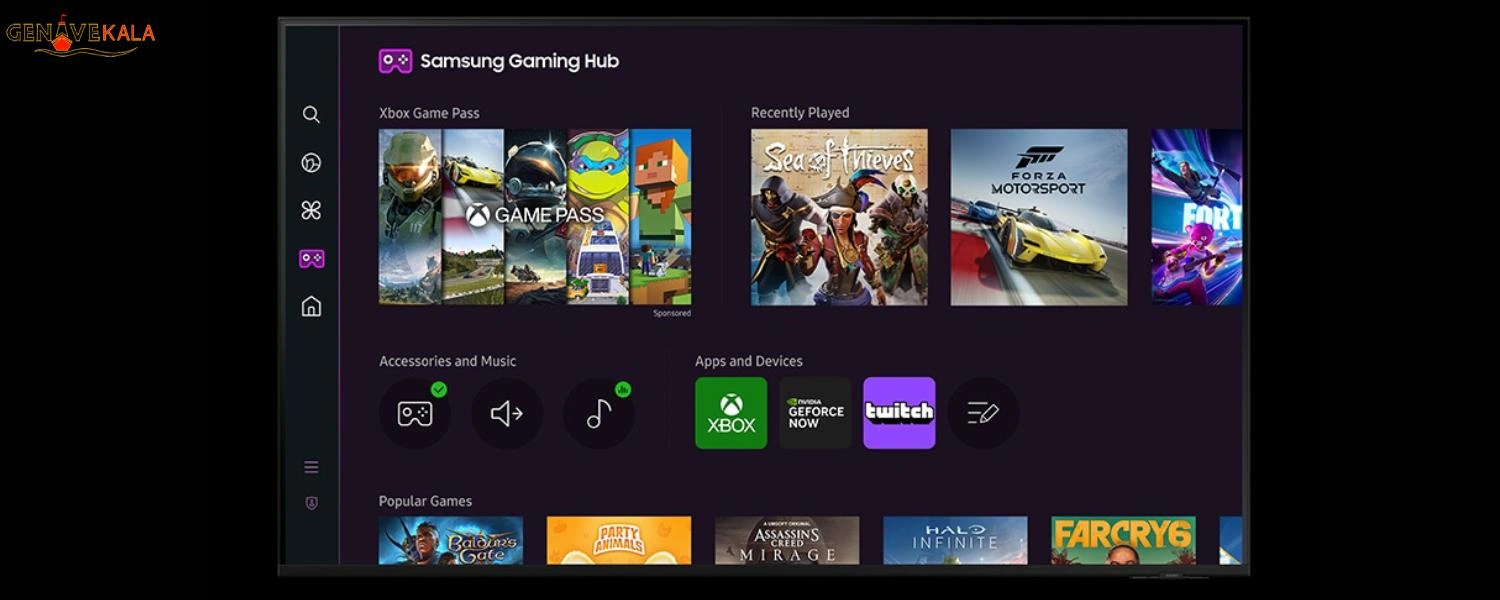 ویژگی های گیمینگ تلویزیون سامسونگ 85QN900D