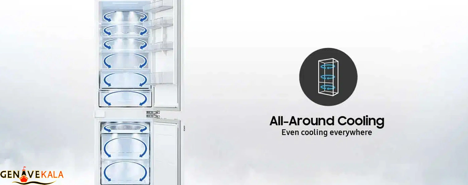 سیستم خنک کننده در یخچال سامسونگ RF59