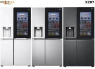 یخچال ال جی ساید بای ساید 3 درب 24 فوت مدل X287