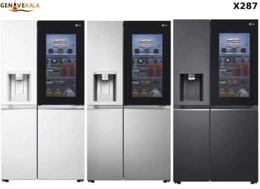 یخچال ال جی ساید بای ساید 3 درب 24 فوت مدل X287